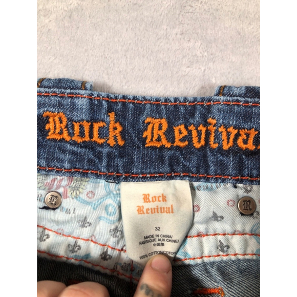 Men’s rock revival jeans size 32 - Picture 2 of 4